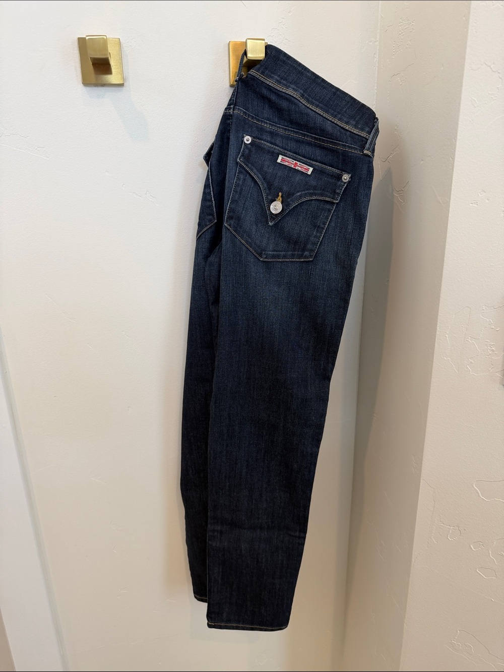 Hudson Jeans Women's Dark Indigo Straight Leg Jeans